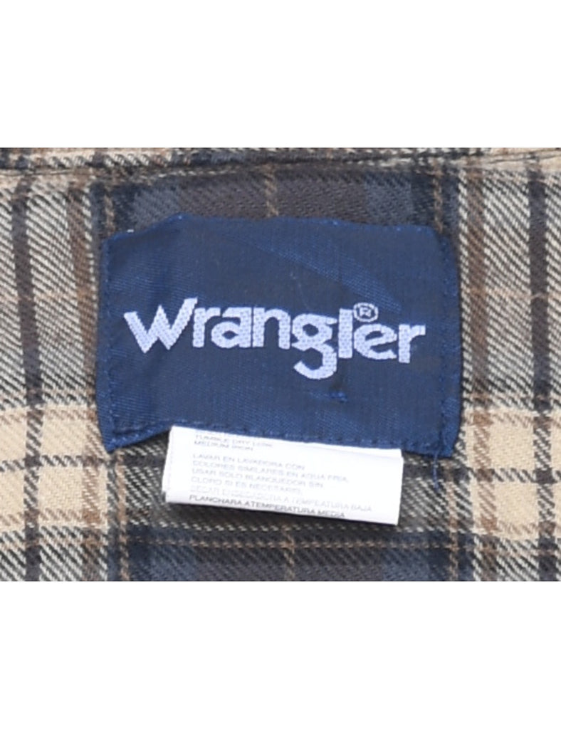 Wrangler Checked Western Shirt - M
