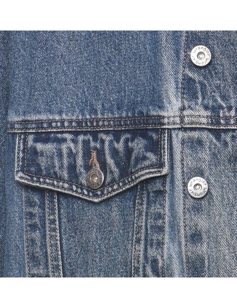 Wrangler Distressed Denim Jacket - XL