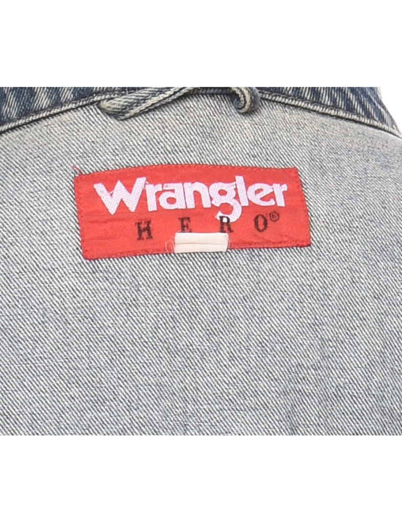 Wrangler Distressed Denim Jacket - XL