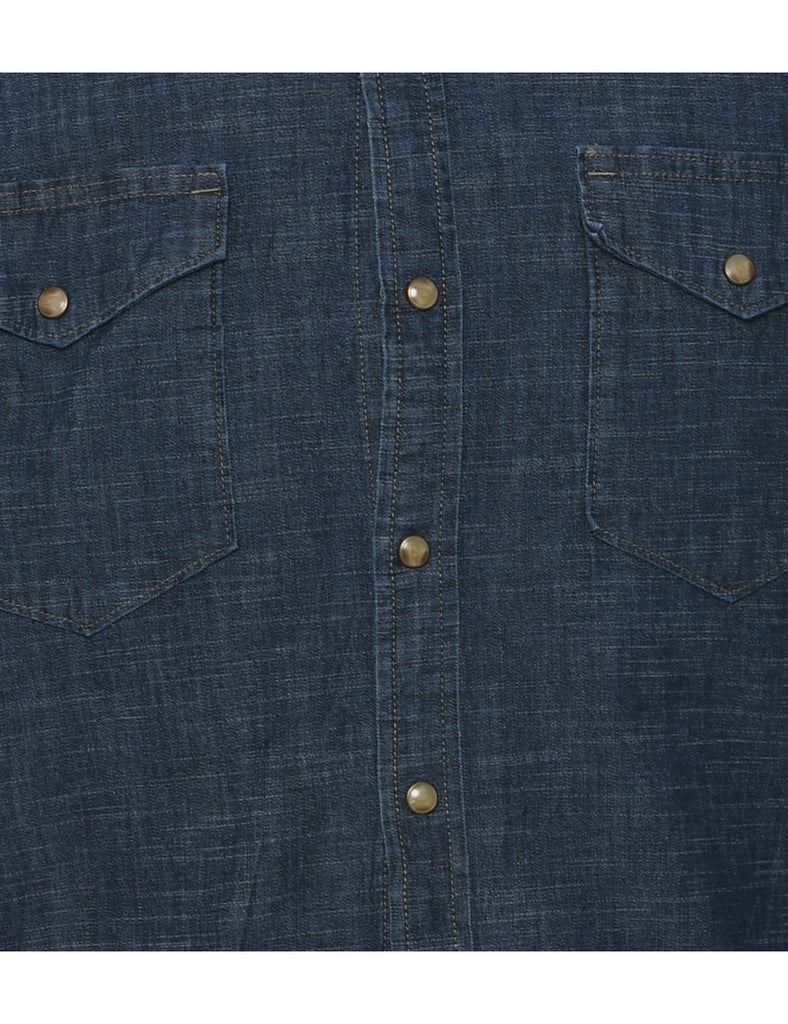 Wrangler Indigo Denim Shirt - L