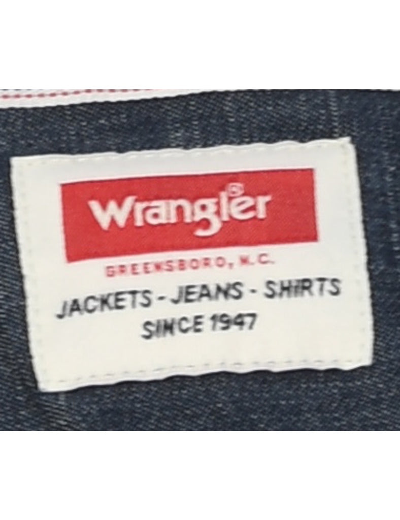 Wrangler Indigo Denim Shirt - L