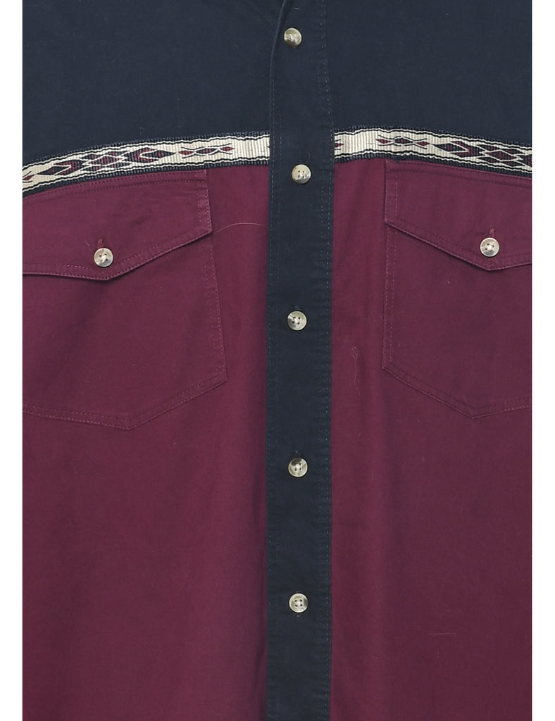 Wrangler Two Tone Denim Shirt - L