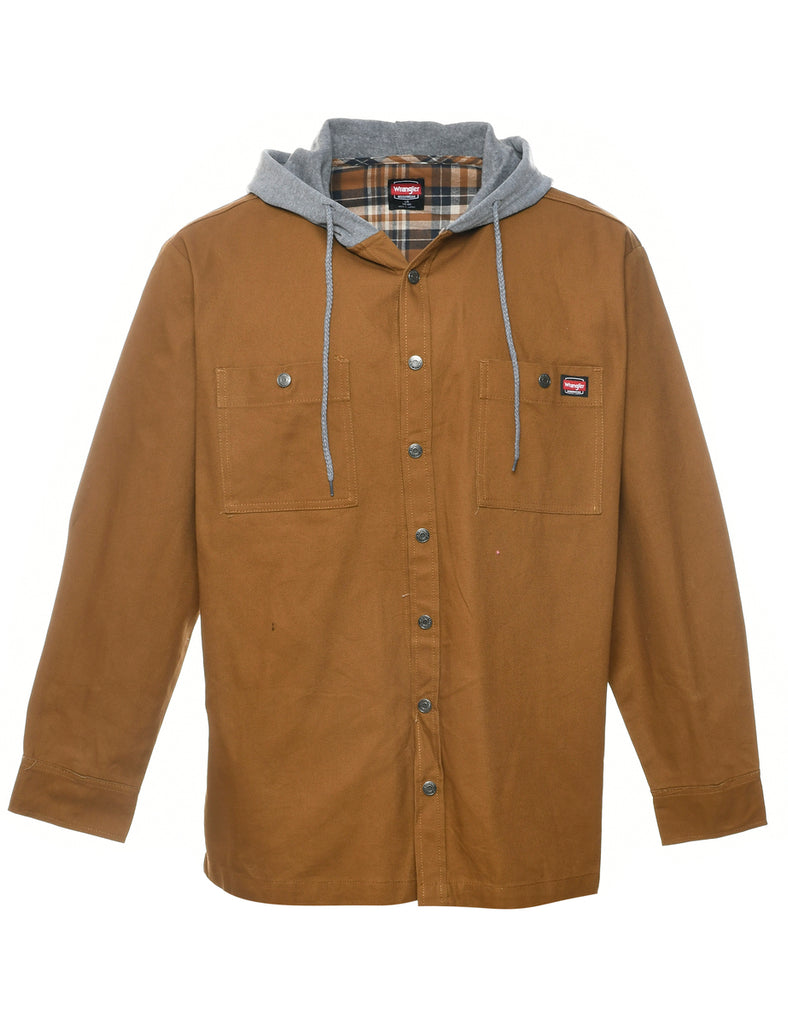 Wrangler Workwear Hooded Shirt - L