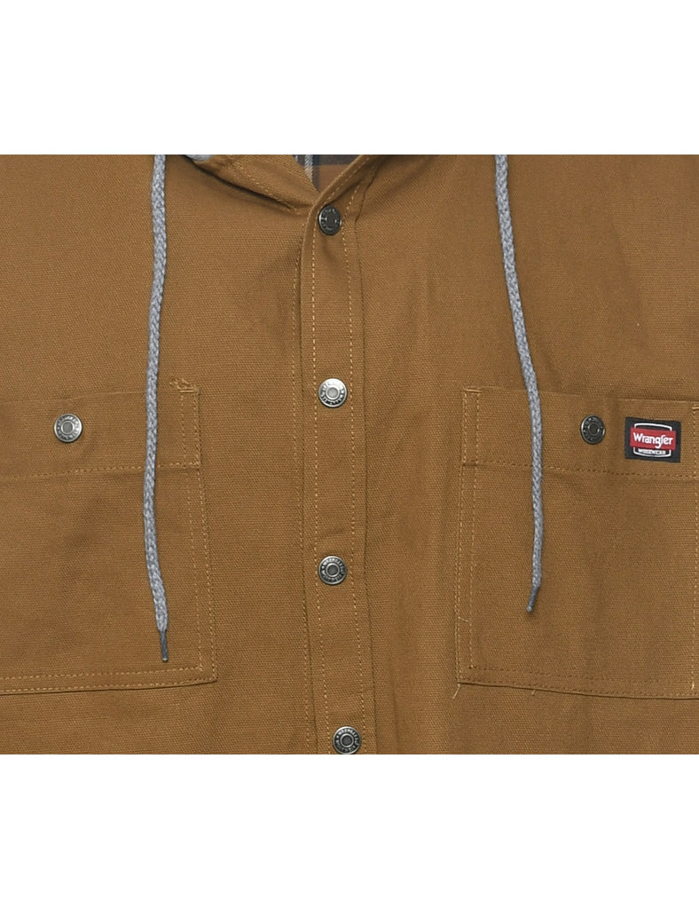 Wrangler Workwear Hooded Shirt - L