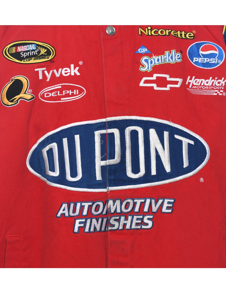 Y2K DuPont Flame Design Chase Authentics Jacket - XL