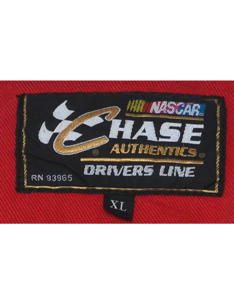 Y2K DuPont Flame Design Chase Authentics Jacket - XL