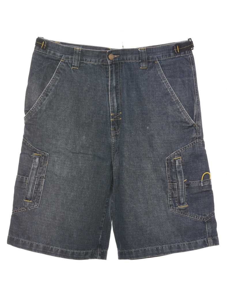 Y2K Indigo Denim Shorts - W34 L10