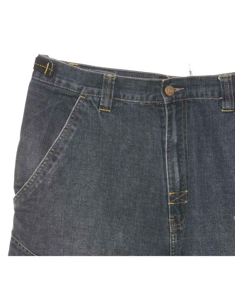 Y2K Indigo Denim Shorts - W34 L10