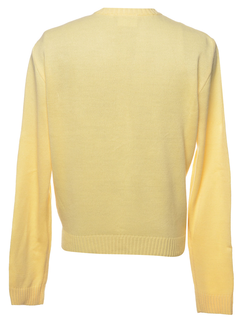 Yellow Tom & Jerry Cardigan - L