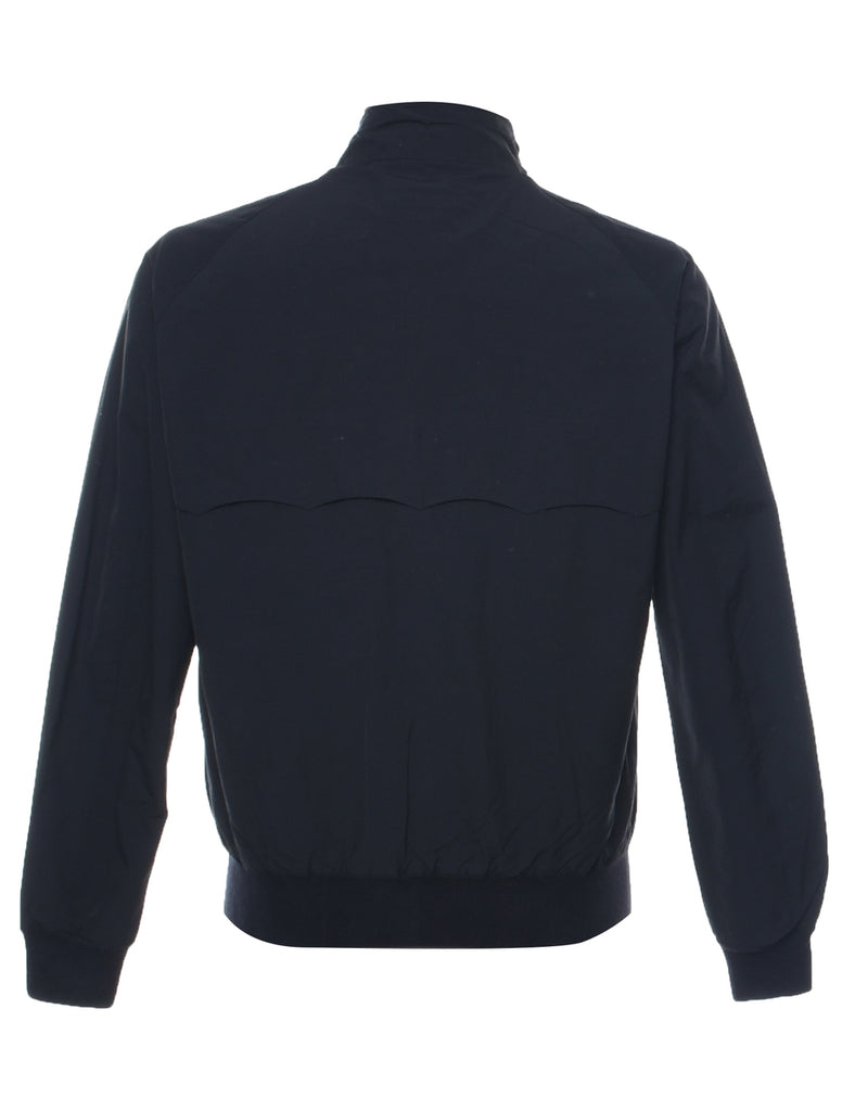 Zip Front Black Jacket - M