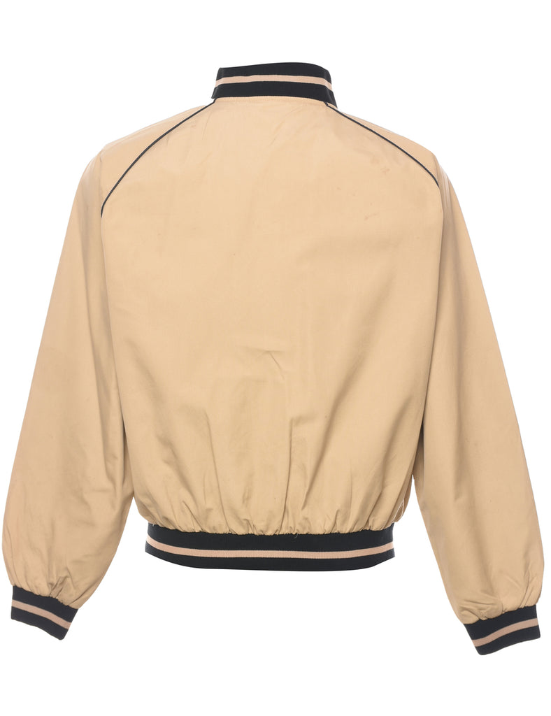 Zip Front Bomber Jacket - L