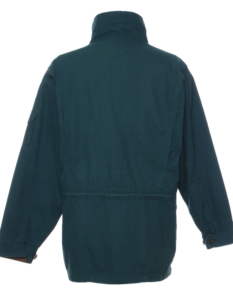 Zip Front Green Jacket - L