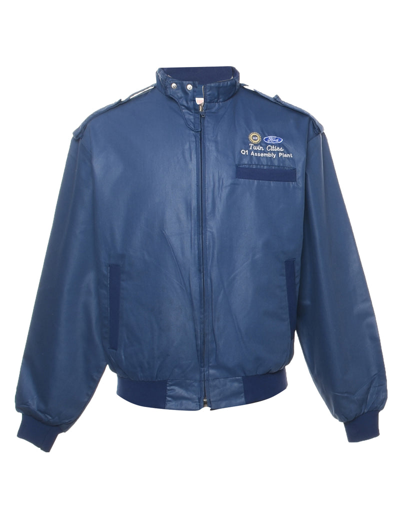 Zip Front Harrington Jacket - L