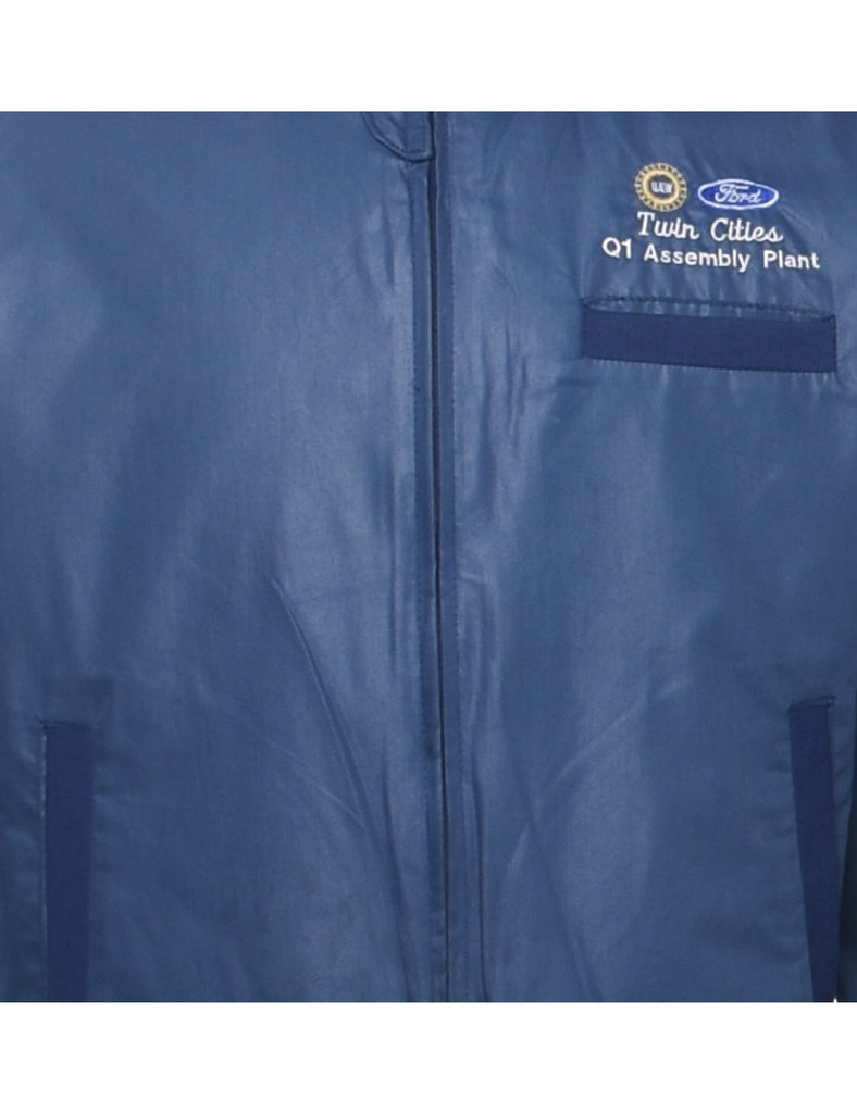Zip Front Harrington Jacket - L