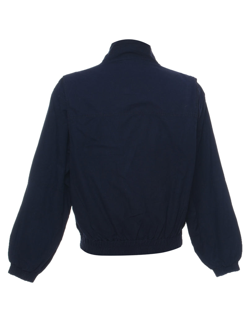 Zip Front Navy Jacket - S