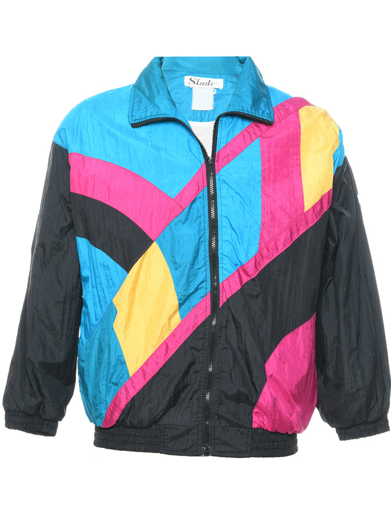 Zip Front Nylon Jacket - XS