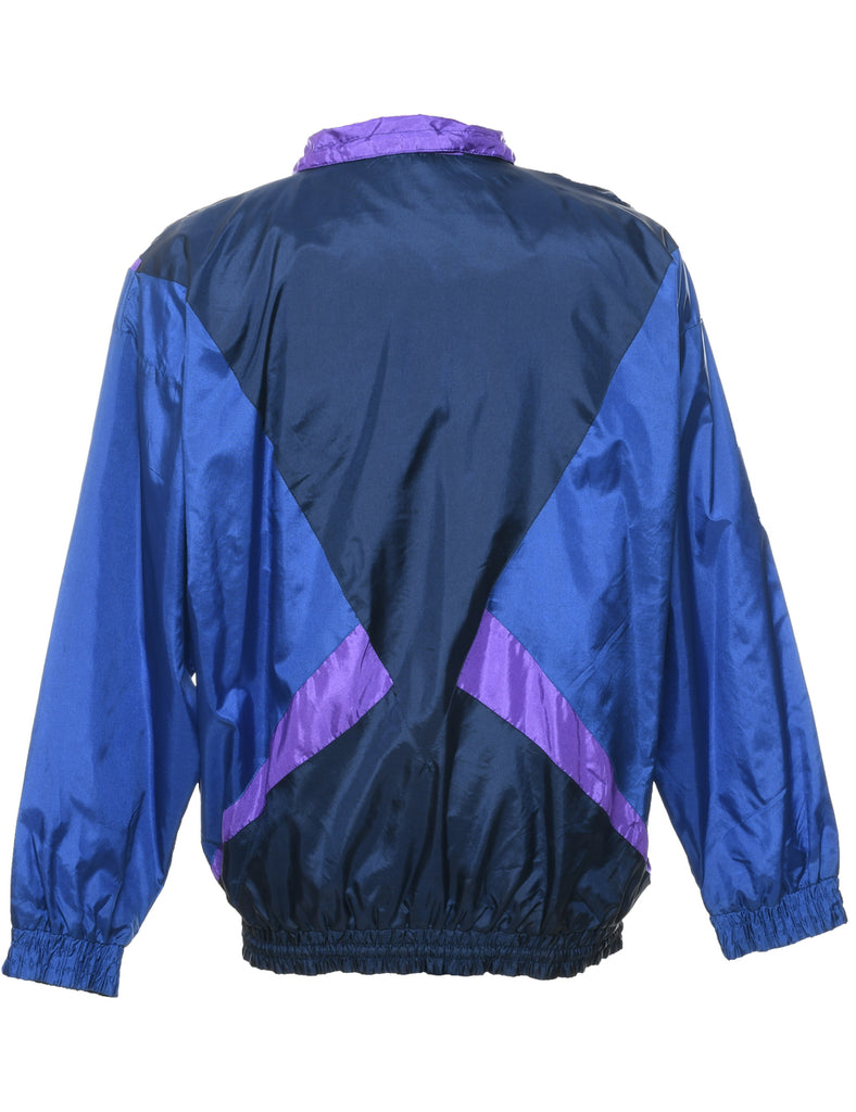 Zip Front Nylon Jacket - L