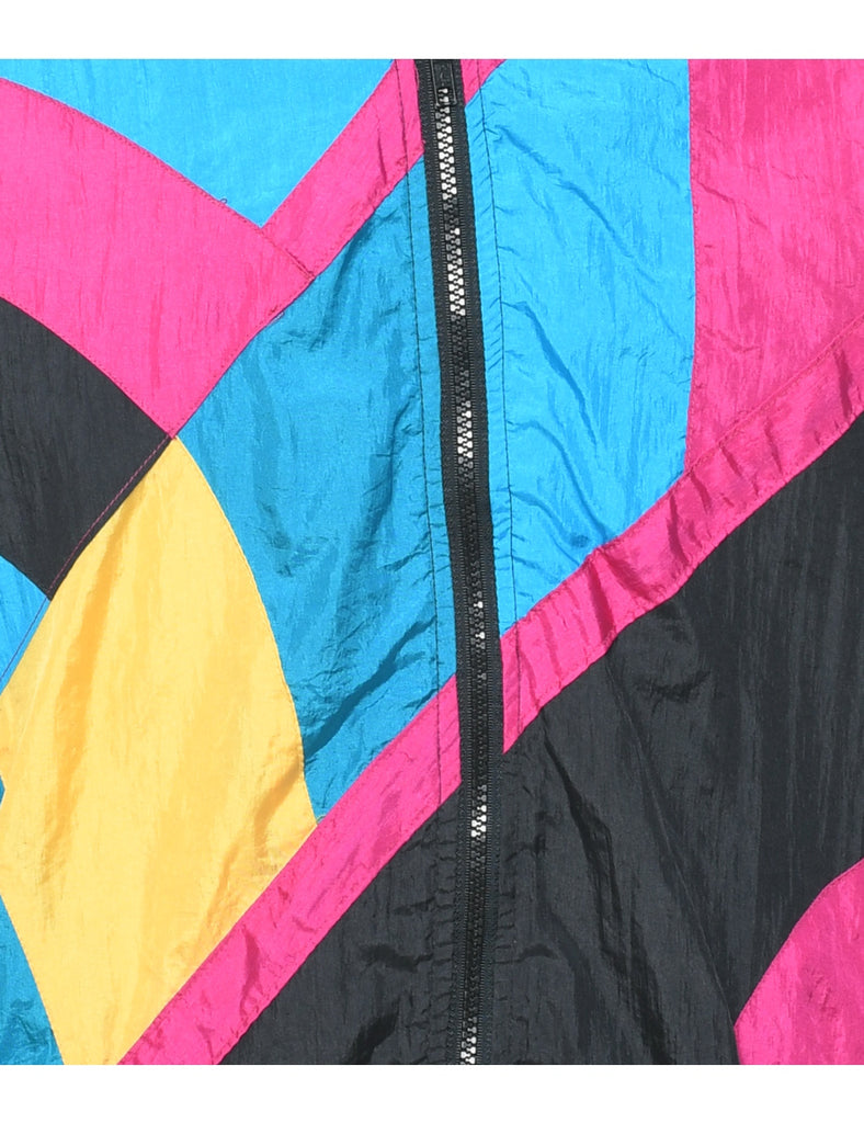 Zip Front Nylon Jacket - XS