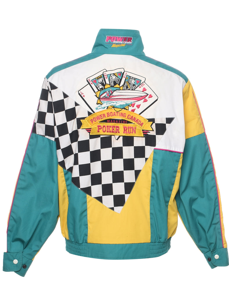 Zip Front Racing Jacket - L