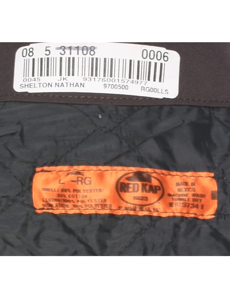Zip Front Workwear Jacket - L