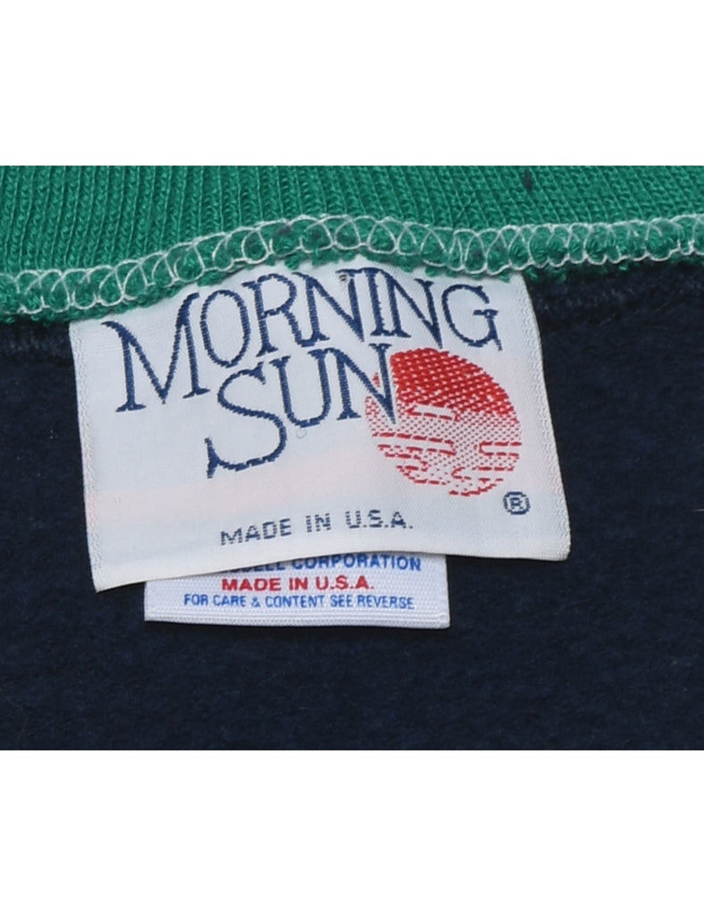 1990s Floral Sweatshirt - M