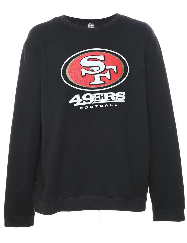 49 ERS Printed Black, Red & White Sweatshirt - XL