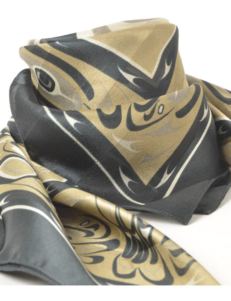 Abstract Pattern Scarf - L