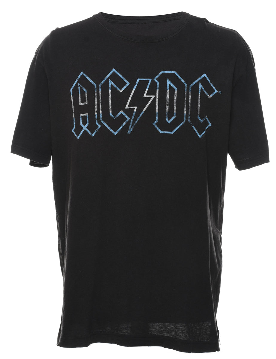 Vintage Unisex AC/DC Band T-shirt Black, XL | Beyond Retro - E00936955