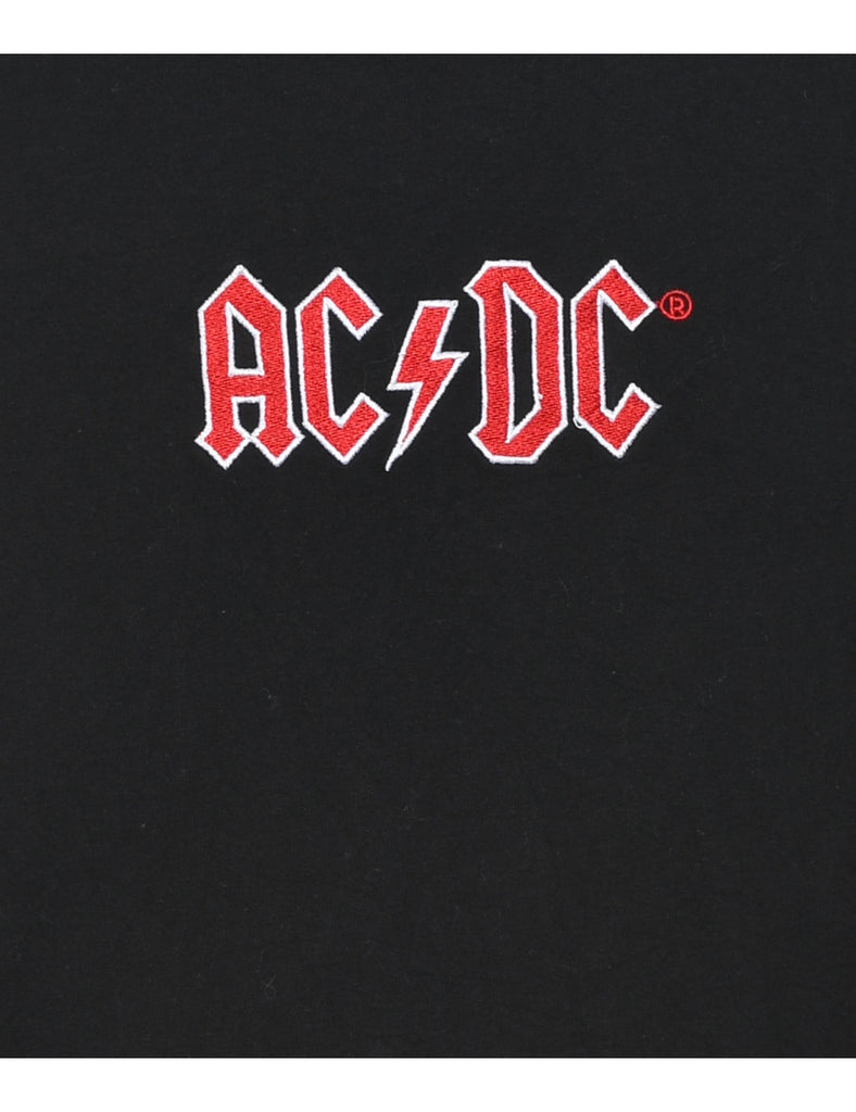 AC/DC Black & Red Band T-shirt - XL