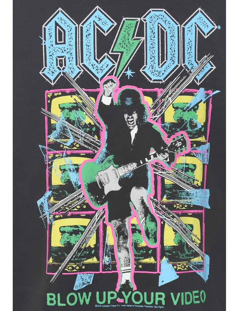 AC/DC Printed Multi-Colour Sweatshirt - XL