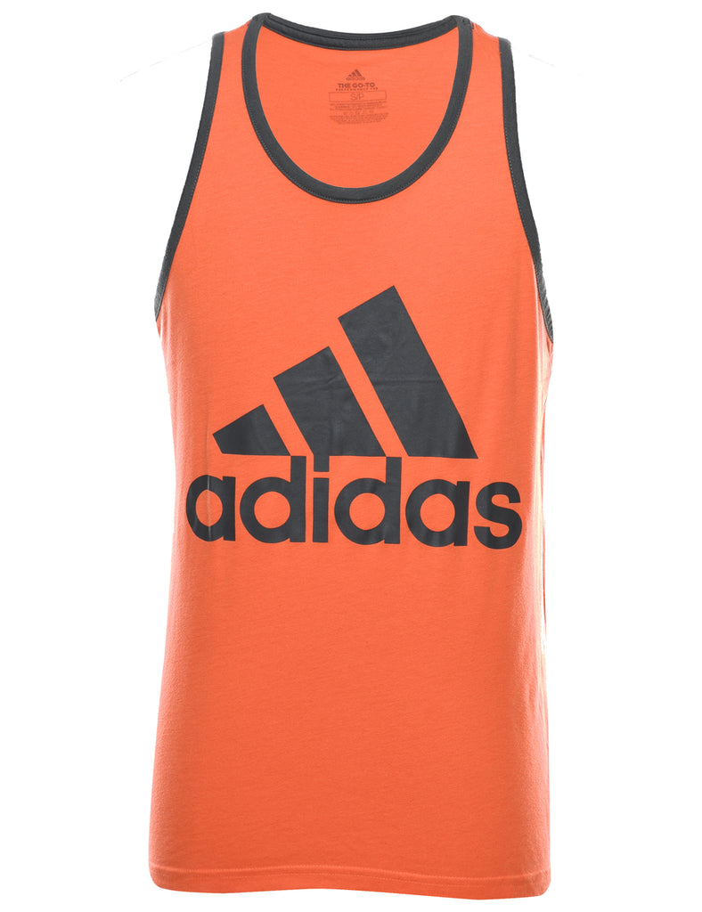 Adidas Black & Orange Contrast Vest - S