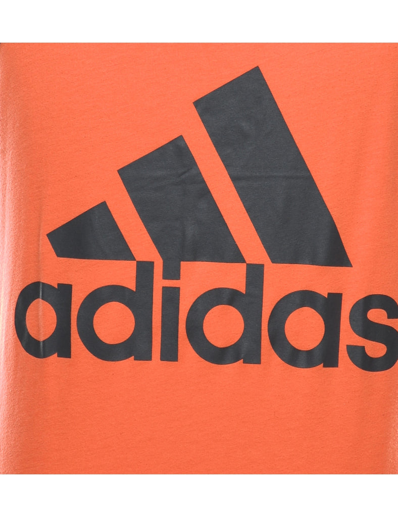 Adidas Black & Orange Contrast Vest - S