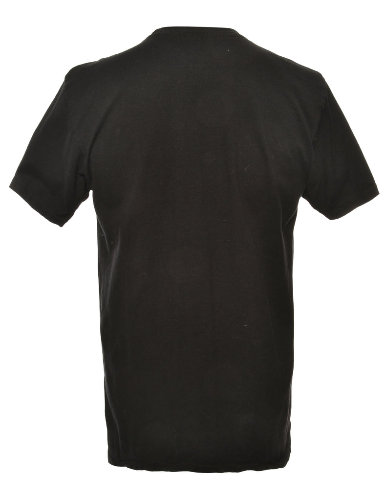 Adidas Black Printed T-shirt - L