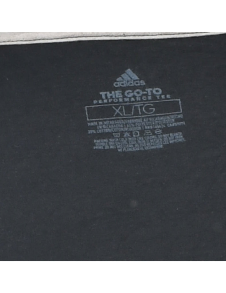 Adidas Black Printed T-shirt - XL