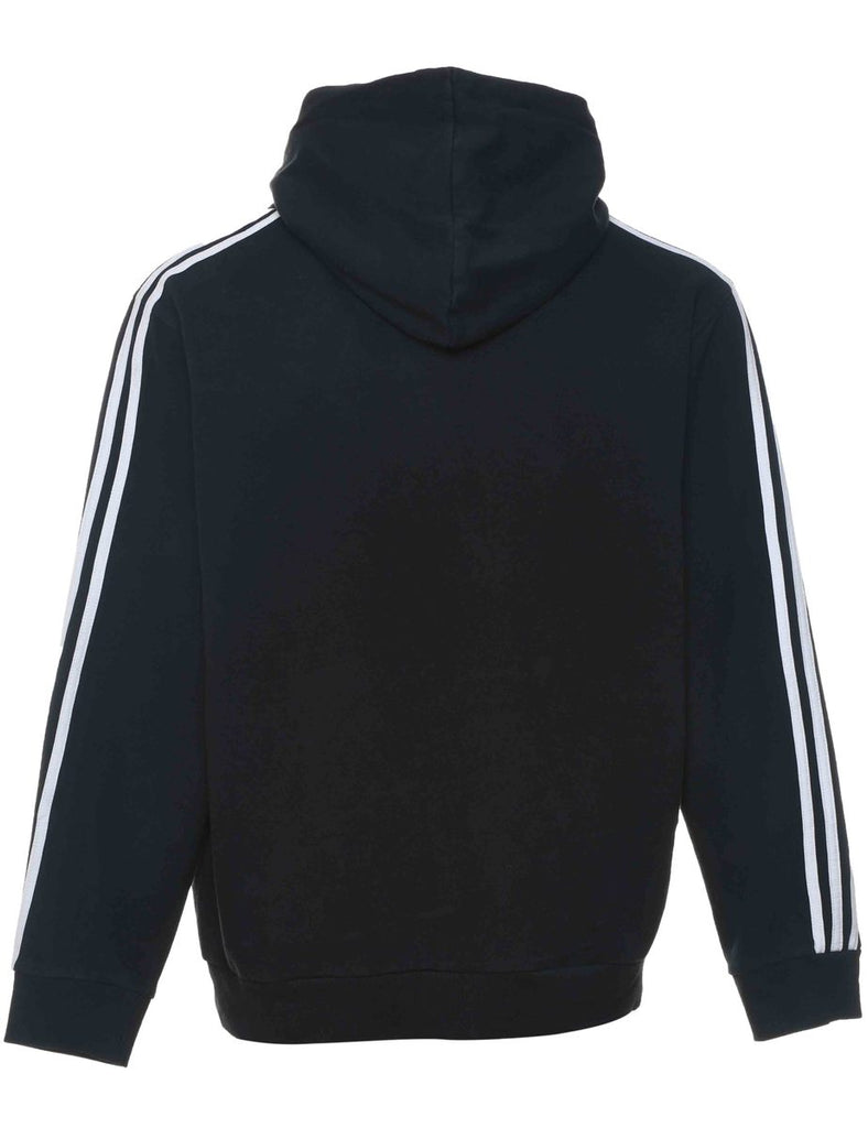 Adidas Black & White Contrast Hoodie - XL