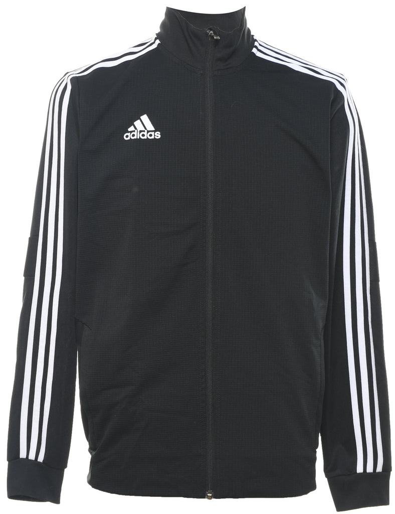 Adidas Black & White Contrast Track Top - M