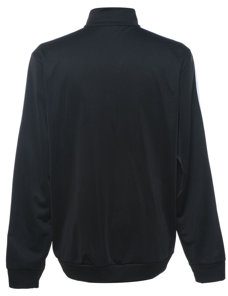 Adidas Black & White Contrast Track Top - L