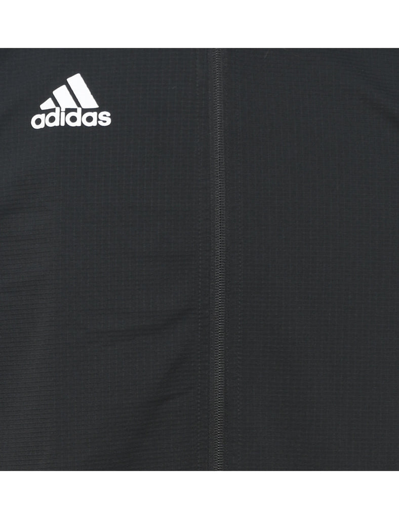Adidas Black & White Contrast Track Top - M
