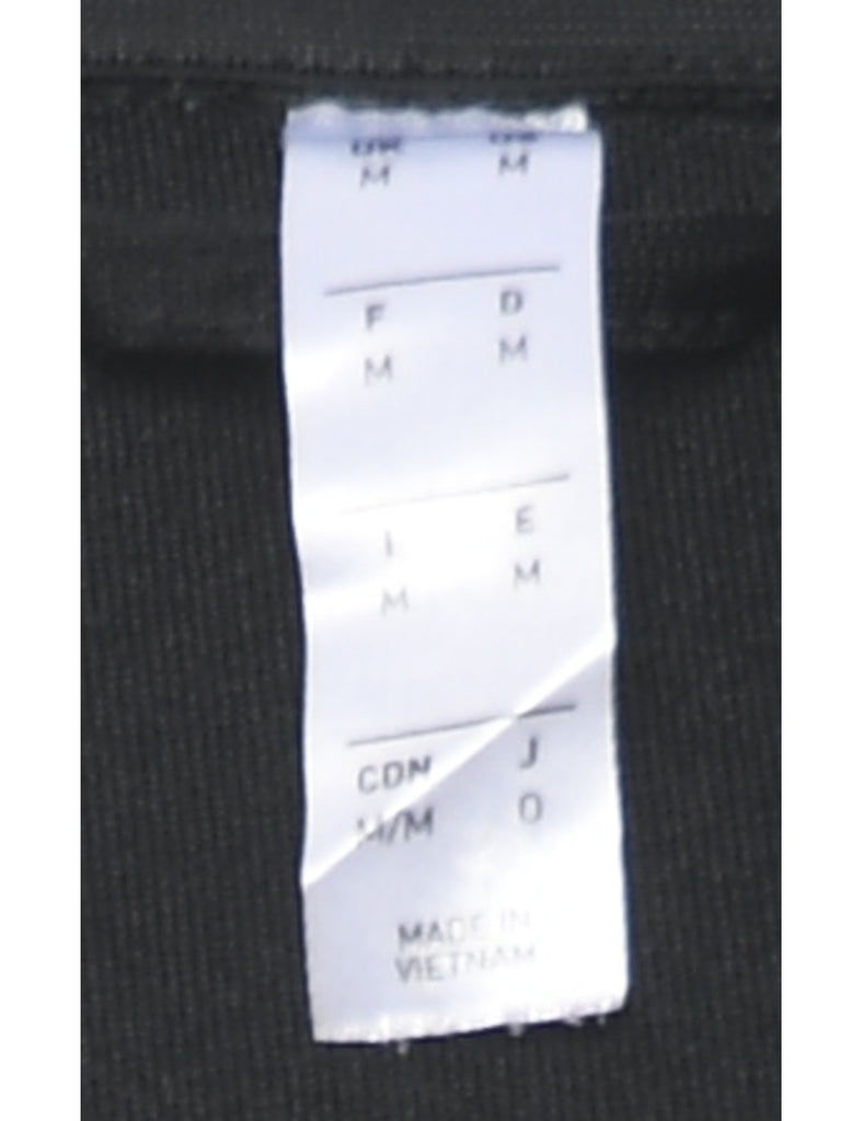 Adidas Black & White Contrast Track Top - M
