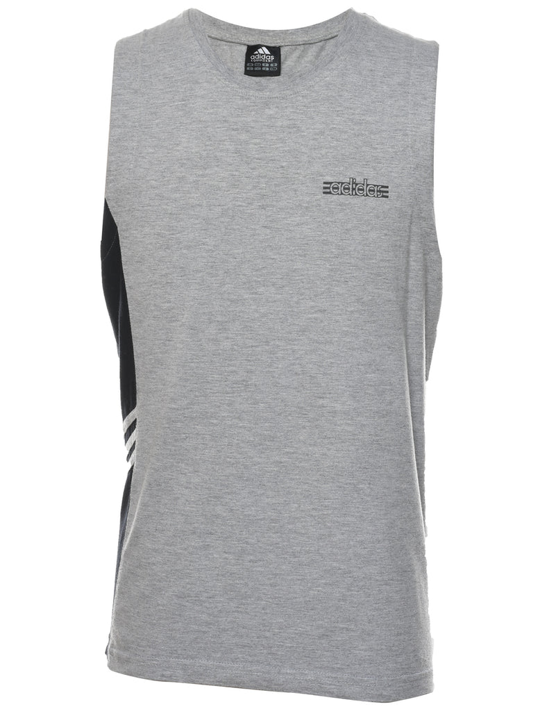 Adidas Grey & Black Vest - M