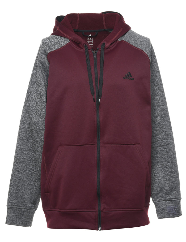 Adidas Hooded Sweatshirt - L