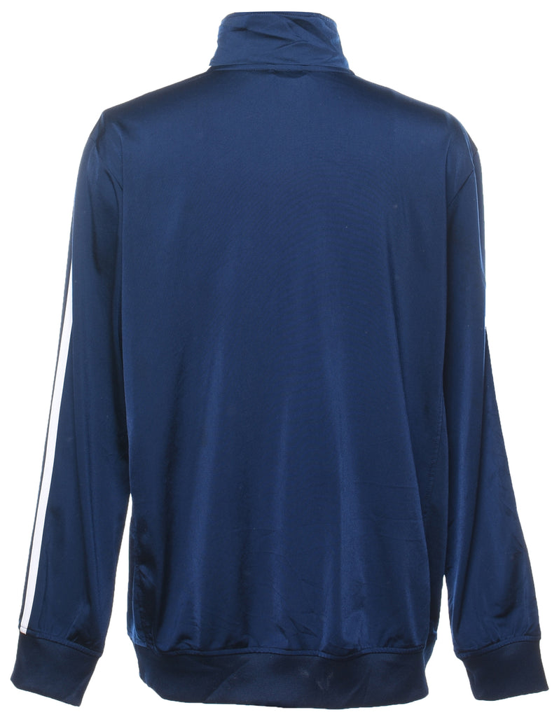Adidas Navy & White Track Top - L