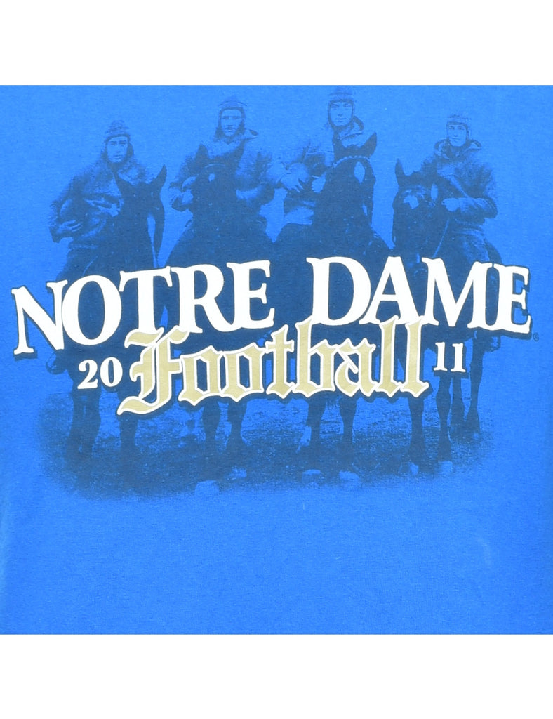 Adidas Notre Dame Printed T-shirt - S