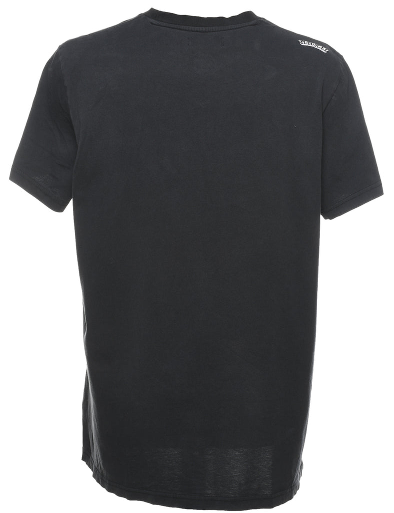 Adidas Printed Black T-shirt - XL