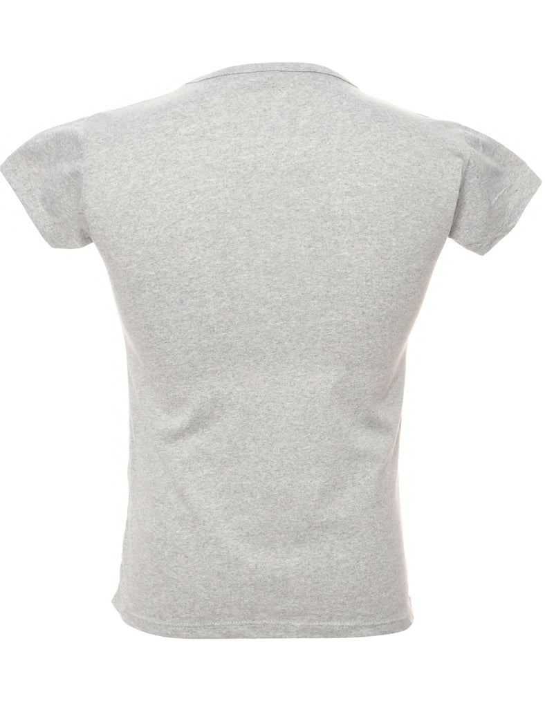 Adidas Printed Grey T-shirt - S