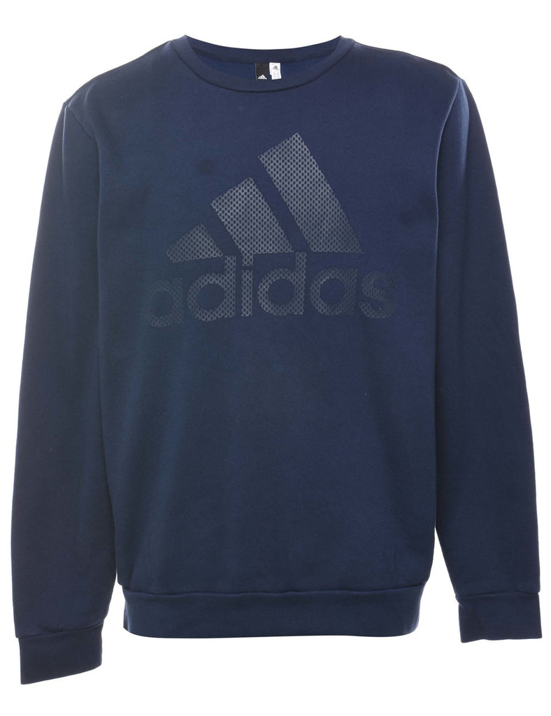 Adidas Printed Round-Neck Sweatshirt - M