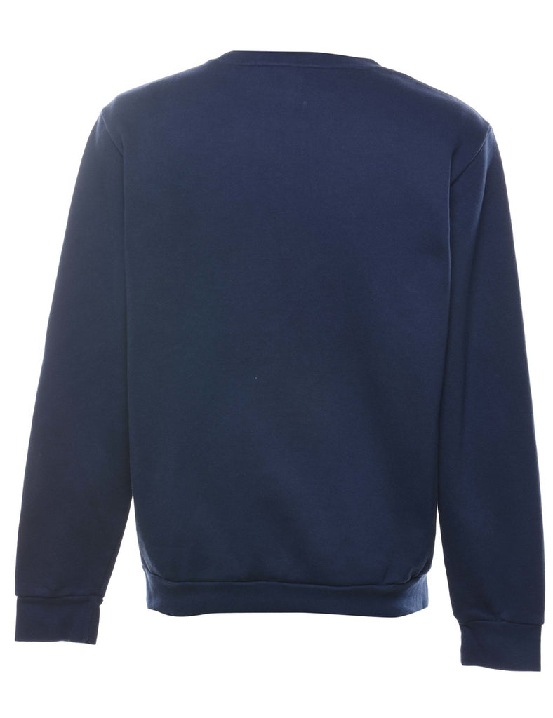 Adidas Printed Round-Neck Sweatshirt - M