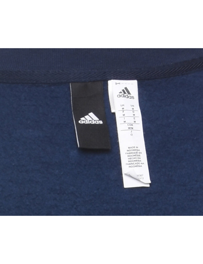 Adidas Printed Round-Neck Sweatshirt - M
