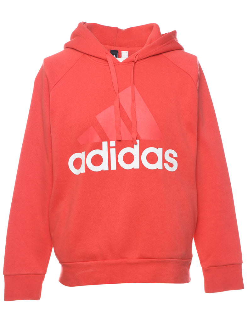 Adidas Red Classic Hoodie - L
