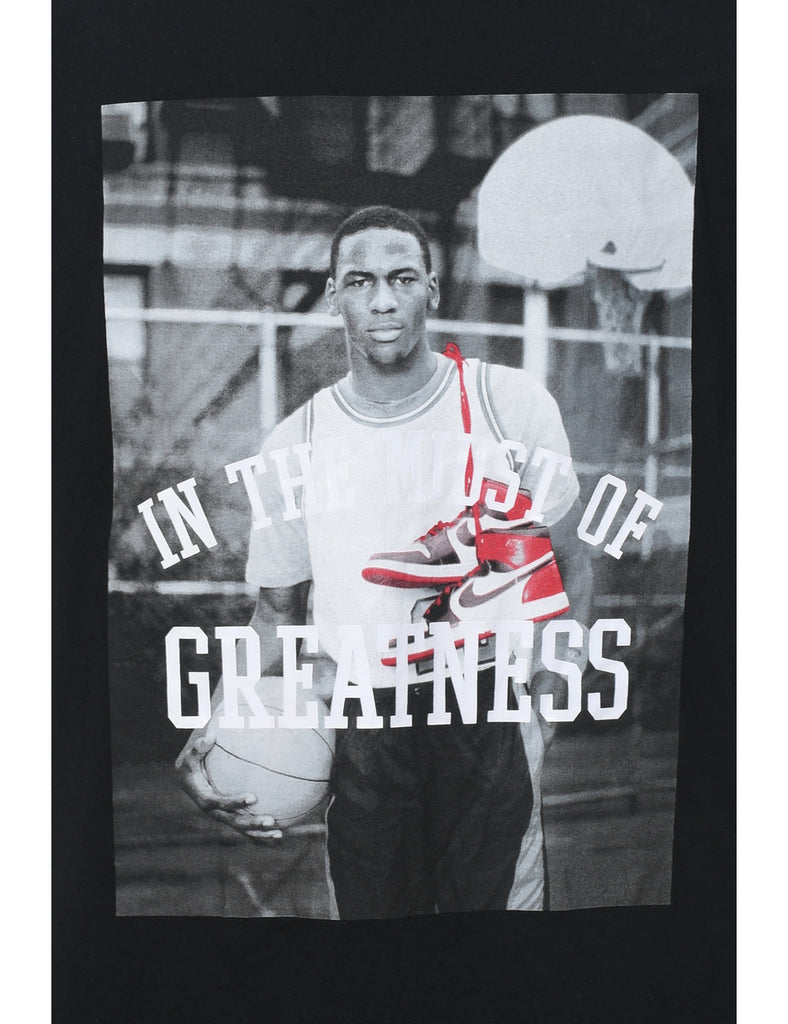 Air Jordan Black Sports T-shirt - XXL